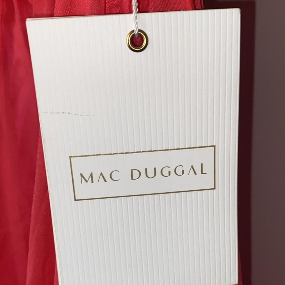 Mac Duggal - Asymmetrical Pleated Bodice Prom Dress - Picture 4 of 15